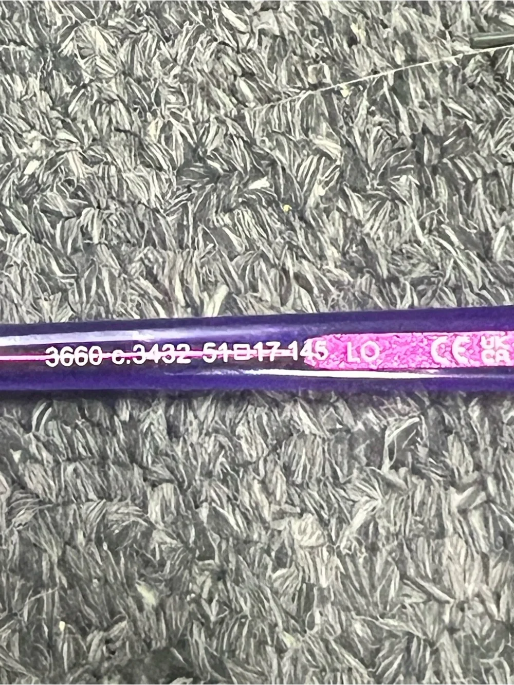 ProDesign Denmark Eyeglasses purple frames only
